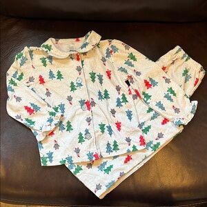 Carter's Kids Pajama Set with Christmas Tree Print